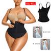 Women Plus Size Open Bust Corset Flat Belly Shaping Corset Front Hook Closure Underwear High Waist Trimmer Tummy Control Fajas