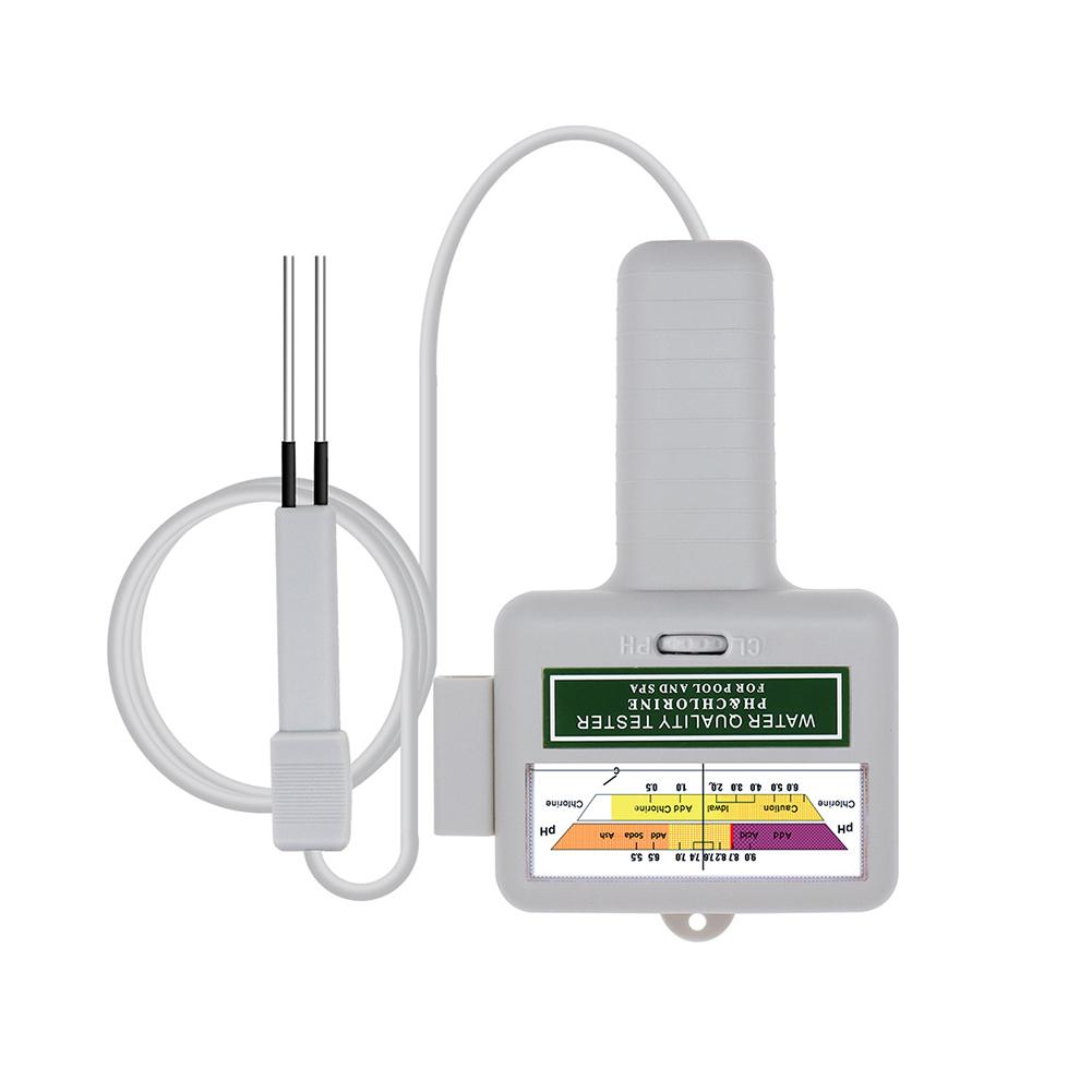 Тестер хлора PH-метр 2-в-1 Монитор воды PH Измеритель хлора Портативный высокоточный простой в использовании прибор для проверки спа-бассейнов