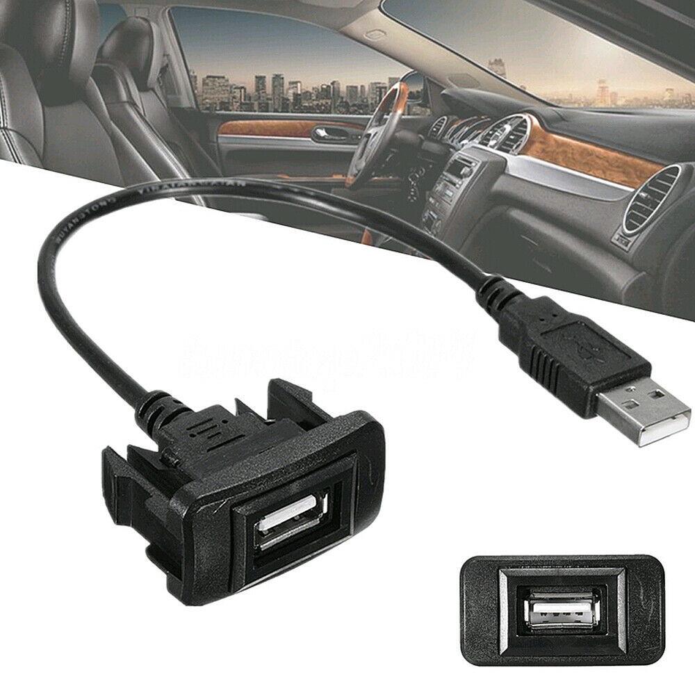Удлинительный кабель USB-адаптер Черный Автомобильная центральная консоль