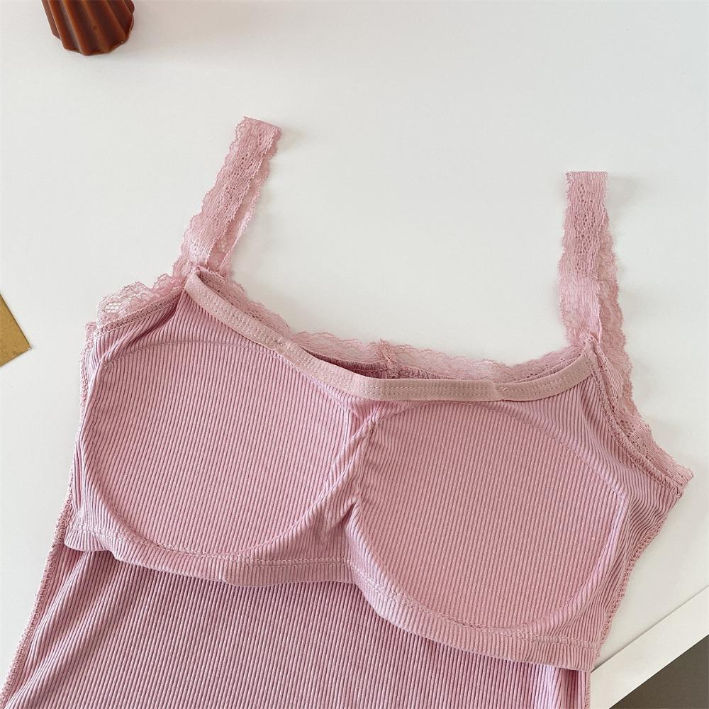 Рубчатый топ на бретельках, кружевной укороченный топ с лямкой на шее, женские летние майки на пуговицах с открытой спиной, модный вязаный топ, женский укороченный жилет без рукавов
