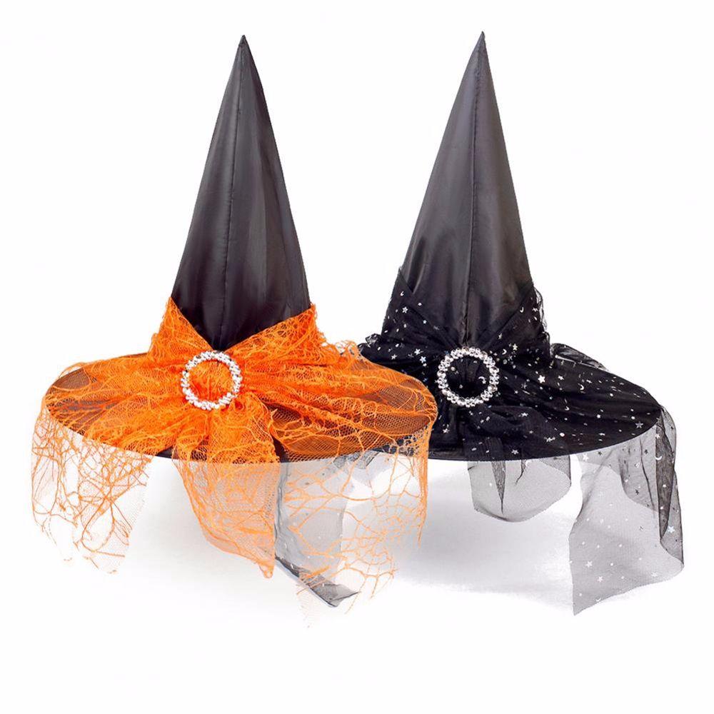 Masquerade Hats Female Hats Unisex Halloween Hats Cosplay Party Hats Witch Caps Wizard Props Caps