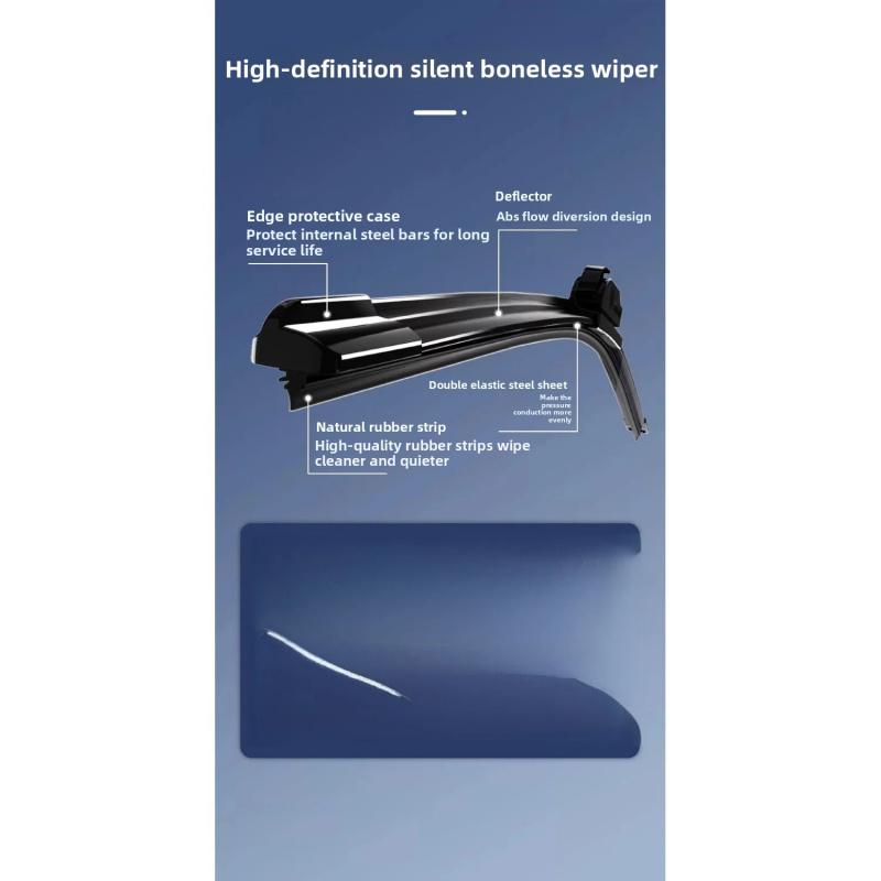 High Quality Windshield Wiper Blade Rubber Refill Compatible with Suzuki Car Model Durable Frameless Wiper Replacement for Clear