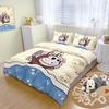 Cute Rabu Cloth Quilt Cover Pillow Case Cartoon Bedding Set 2/3pcs Single Double Bed Bedroom Decoration, Boy Girl Gift