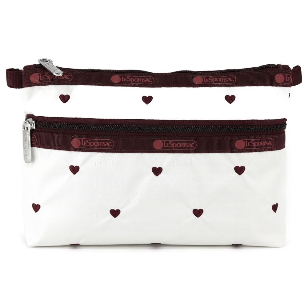 Pouch 7105 COSMETIC CLUTCH HA83 BERRY HEART EMB [LeSportsac] [item]