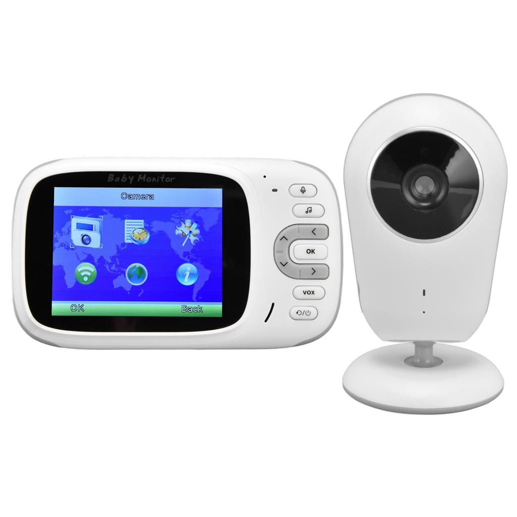 Радионяня 3.2in Беспроводной многофункциональный будильник с мониторингом температуры Интерком Видеозвонок