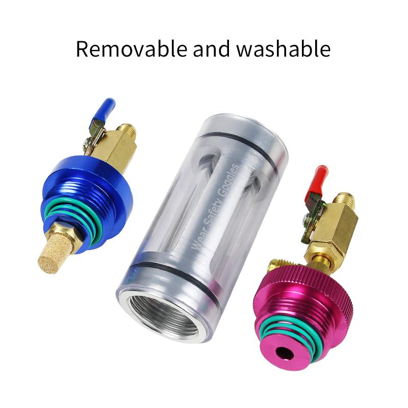 Automotive Air Conditioning Refrigeration Oil Filling Filter, Refrigeration System Refrigeration Oil Diagnostic Analysis Tool