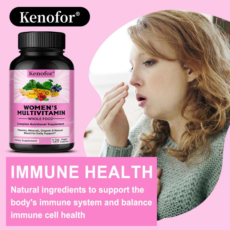 Kenofor Complex Vitamin Capsules contain 20+vitamins, minerals and organic cranberries and other plant extracts to boost immunity