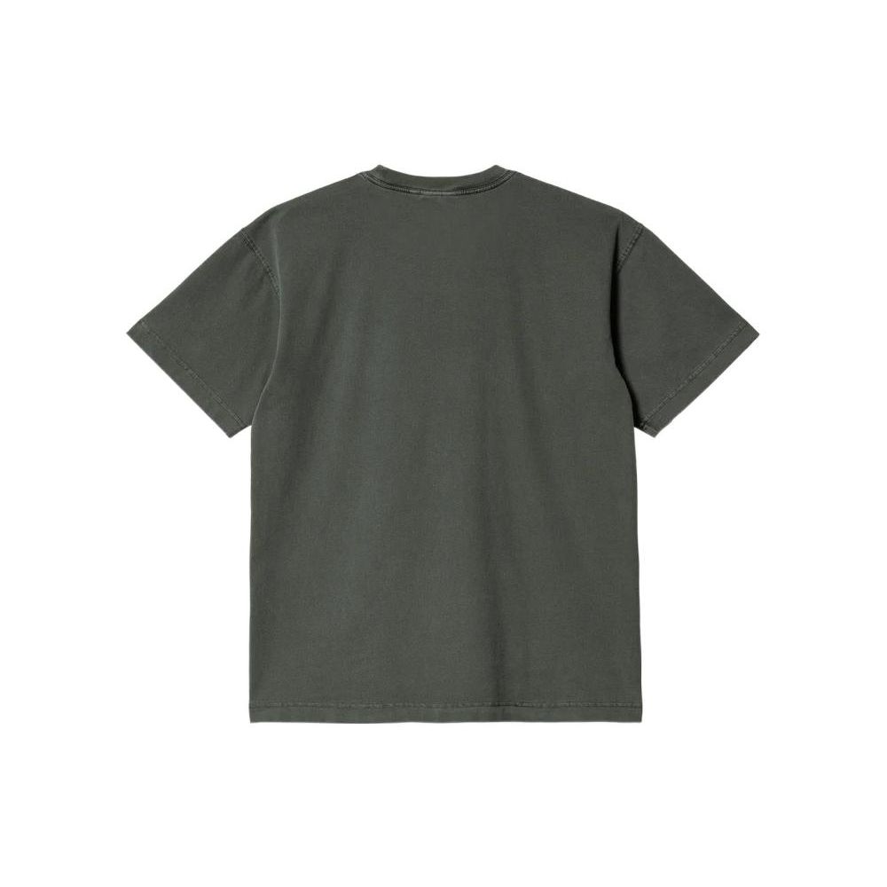 Carhartt WIP FW22 Однотонная футболка с коротким рукавом Мужские Топы Военно-зеленый I030780_0WH_GD
