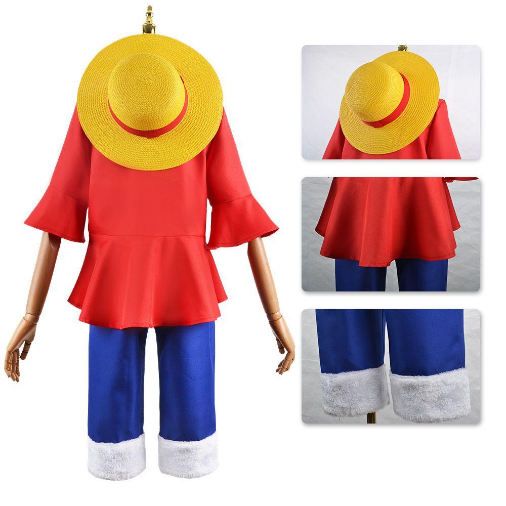 Детский Костюм Косплей Luffy Новый Мир Полиэстер Хэллоуин