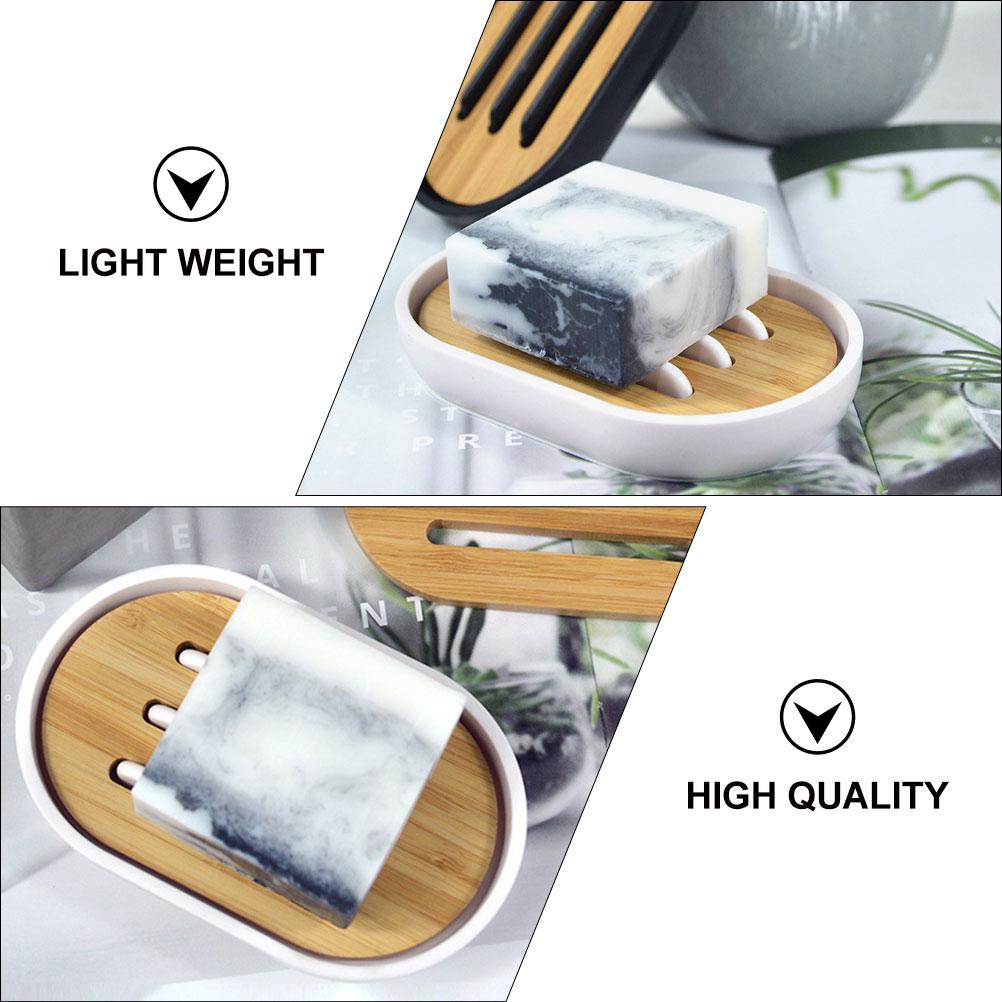 Мыльница Бамбуковая Мыльница Мыльница Слив Мыльница Держатель