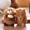 Toy Plush Groundhog Cartoon Animal Doll Keychain Backpack Pendant Gift Holiday