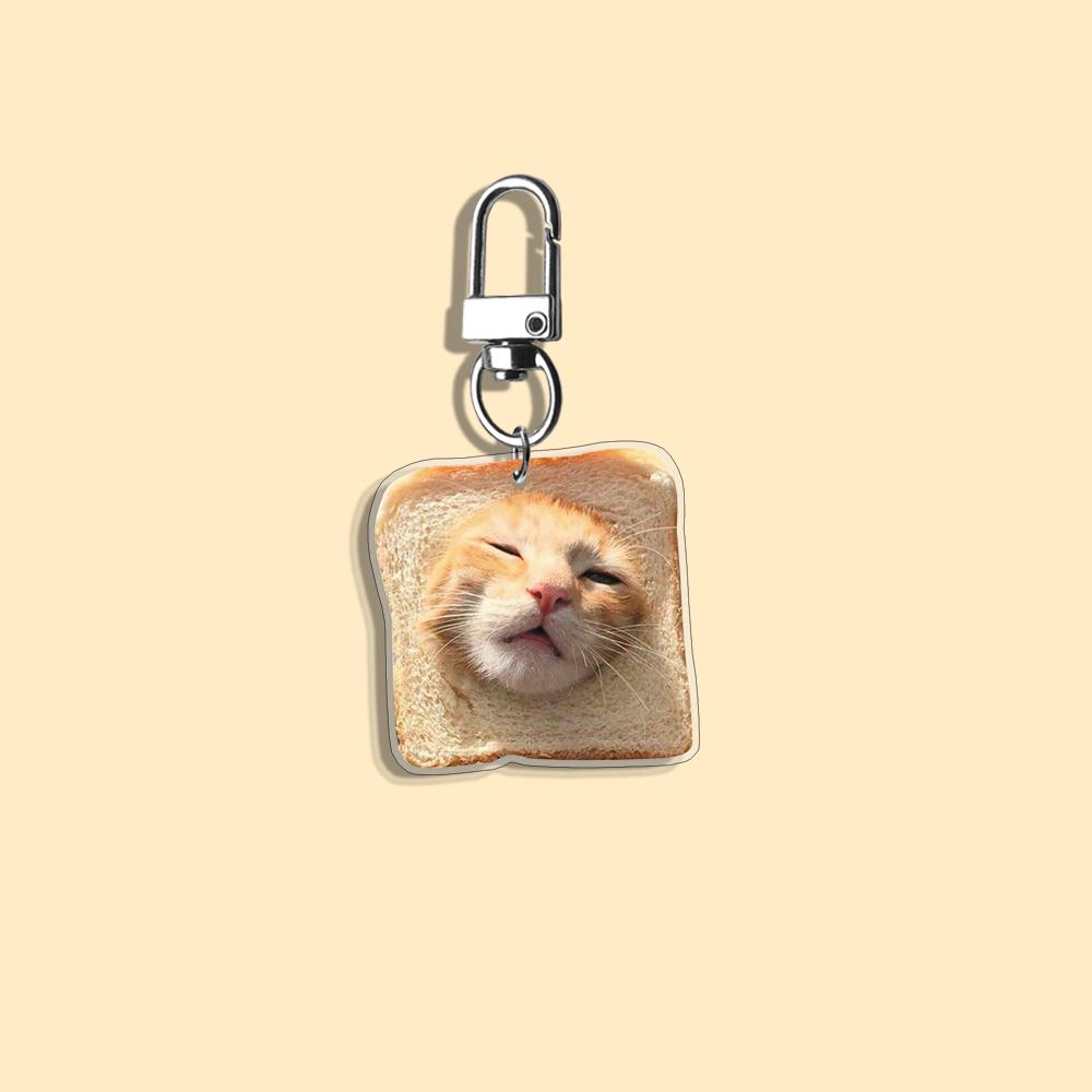 Funny Cat Keychain Student Gift Bag Women's Bag Cute Things Gift For Best Friends Cartoon