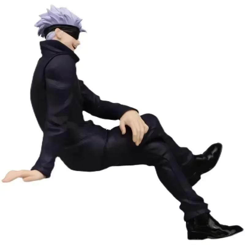 13 см Аниме Jujutsu Kaisen Фигурка Годжо Сатору Фигурка на подставке ПВХ Модель Игрушки Коллекционная Статуэтка Стопор для лапши Подарок для детей