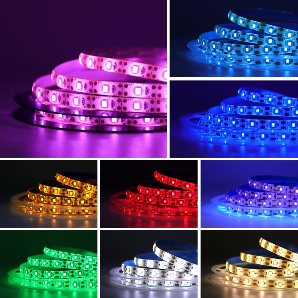 DC 5V USB LED Strips 2835 Warm Cold White LED Strip Light TV Backlight Lighting Tape for Room Decor 0.5m-5m LED String Light