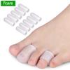 5 Pair Toe Tubes Sleeves Protector Cushions Silicone Finger Toe Separator