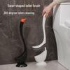 Cross-Border Swan Design Long Handle Silicone Toilet Brush Set