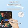 Магнитный стилус K11 для iPad, чувствительный к наклону и давлению, с функцией защиты от случайного касания ладонью, перезаряжаемый через Type-C, со сменным POM-наконечником