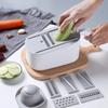 Многофункциональный кухонный инструмент для овощей Слайсер Ручная овощерезка Профессиональная терка с регулируемыми лезвиями