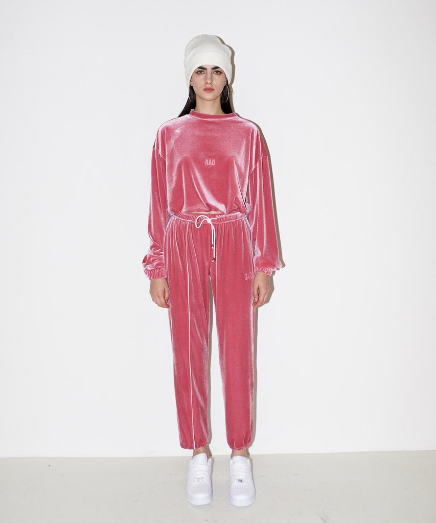 Chaenyuyog Bad Velvet Jogger Pants [Pink]