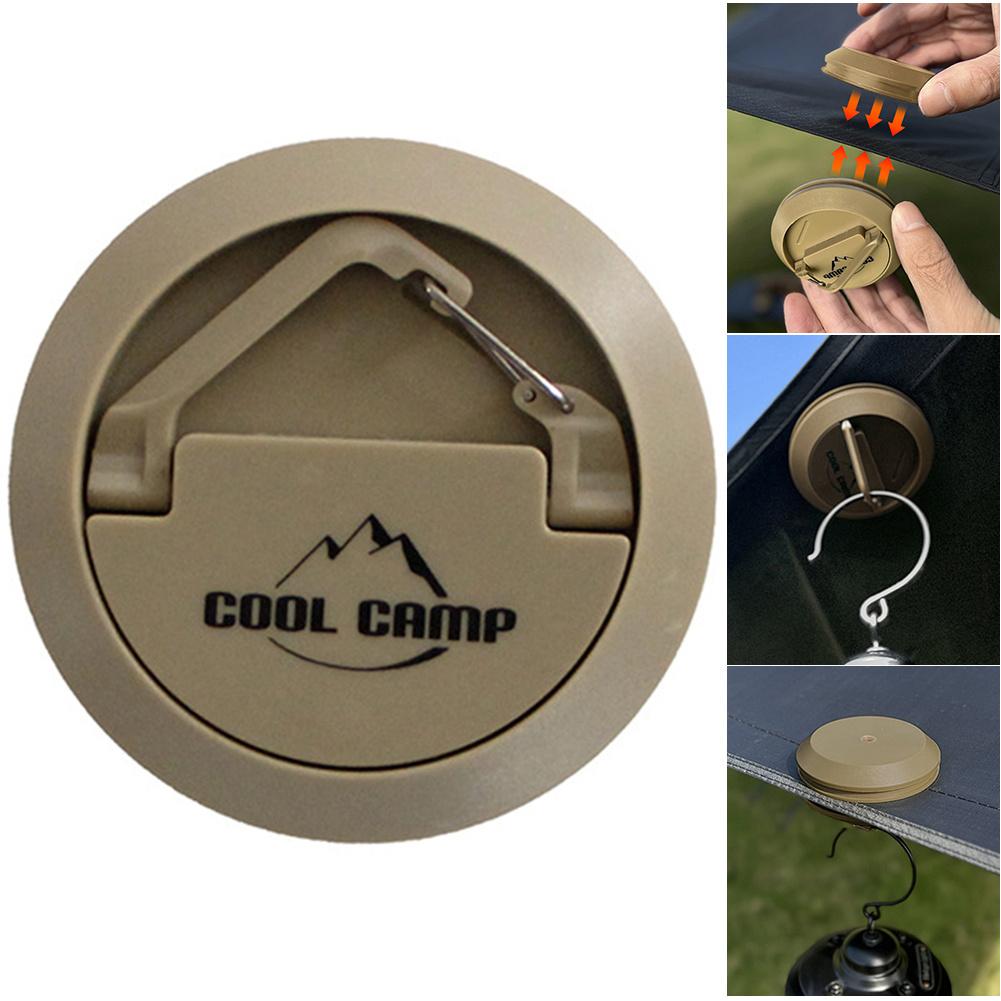 Магнитный крючок для уличной палатки, портативный подвесной крючок, аксессуары для кемпинга на открытом воздухе, подвесной крючок для кемпинга на присоске для навеса