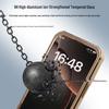 Чехол для iPhone 16 Pro Max: Гальванизированное покрытие, Вращающаяся петля, Полное покрытие, Защита от падений, Магнитная подставка, Защитный чехол.