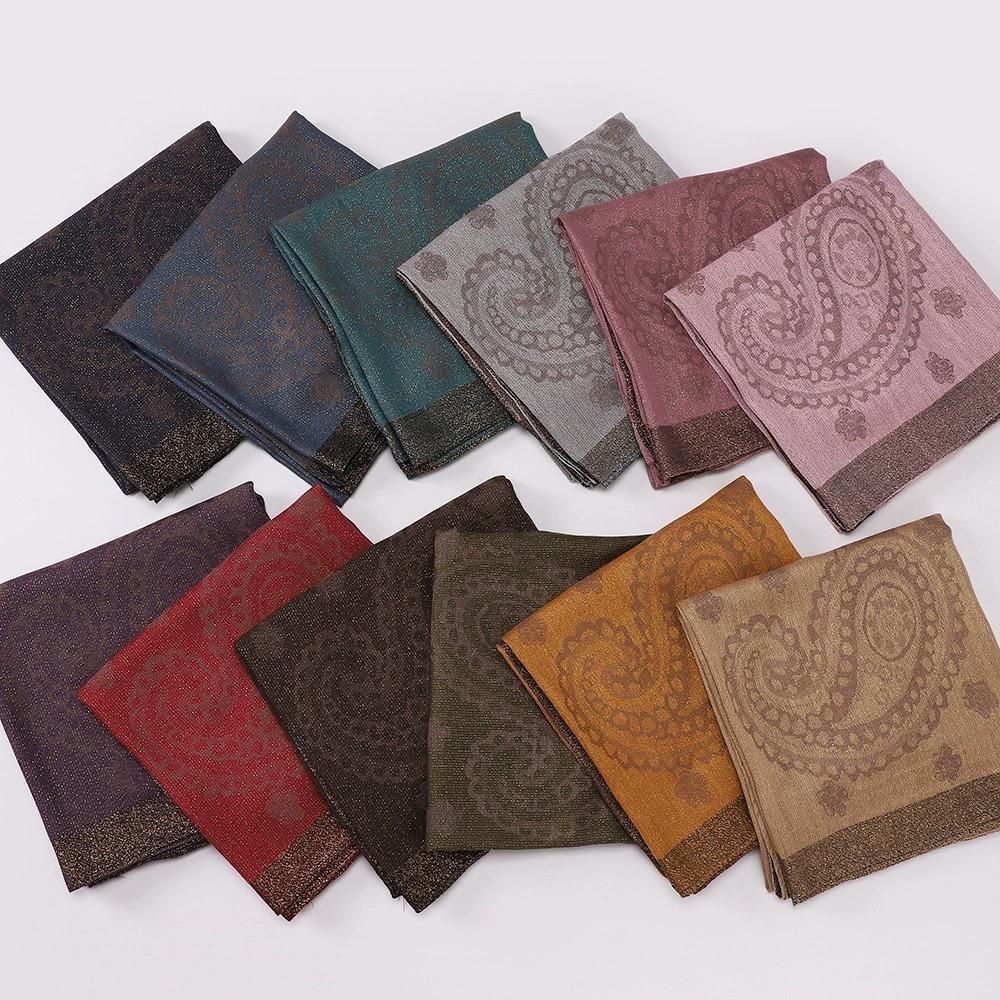 100x100 см Женский квадратный головной платок с узором пейсли, дышащий, малайзийский, арабский платок, Ближний Восток, Дубай, Турция, палестинские хиджабы