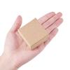 24pcs Cardboard Jewelry Boxes for Ring Square Tan 5x5x3.2cm