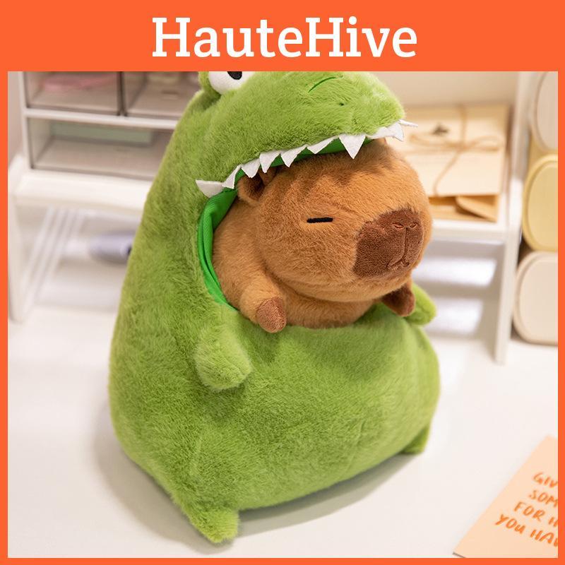 Crocodile Turn Cartoon Capybara Plush Toy Cute Girl Child Detachable Doll Gift