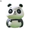 Fancy Panda Statue Compact Casting Exquisite