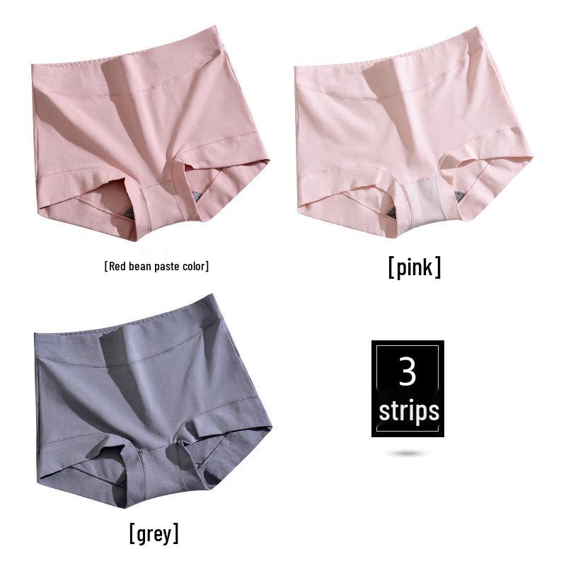 3-Pack Women's High-Waist Cotton Boxer Briefs: Anti-Chafe, Tummy Control, Large Sizes