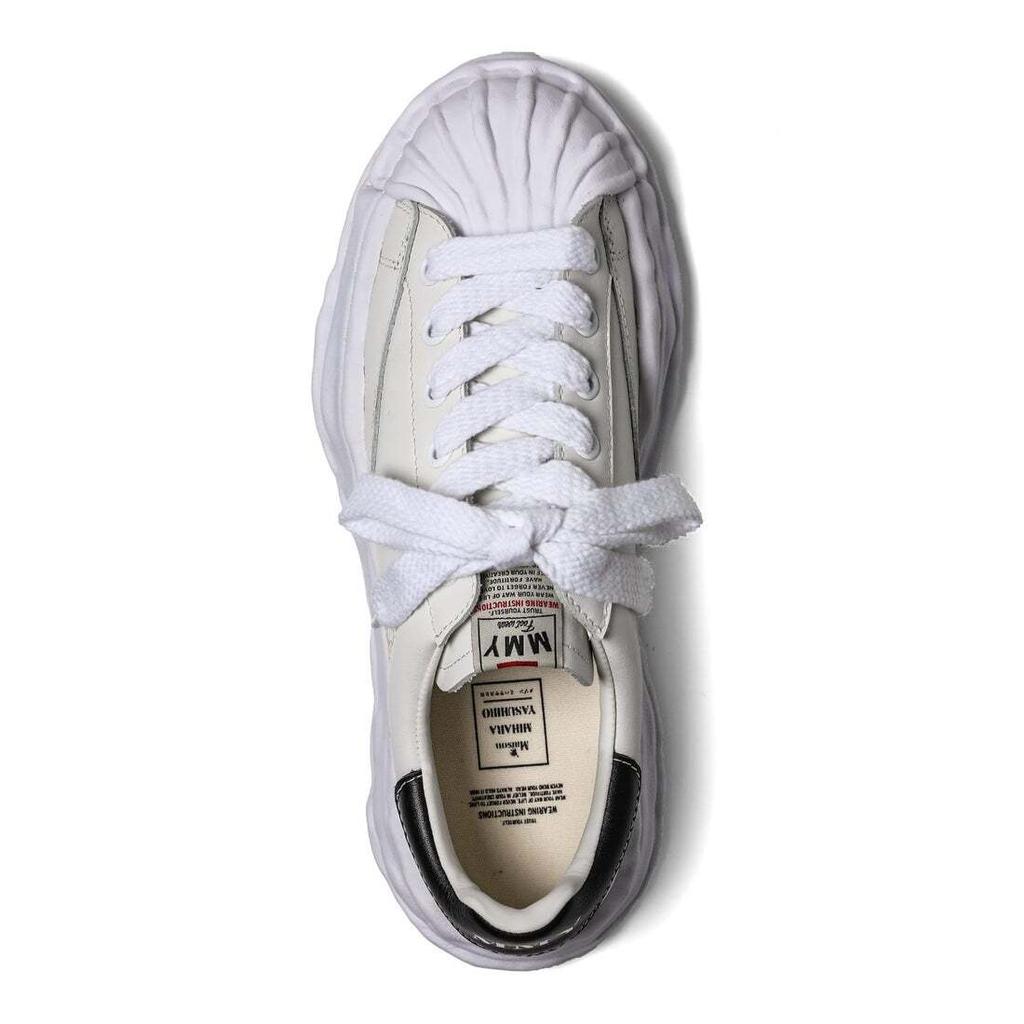 A06FW702-white Maison MIHARA YASUHIRO BLAKEY Низкие кроссовки с оригинальной подошвой, кожаные (Мужской)