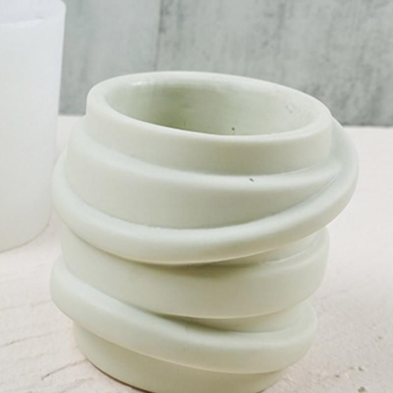 Скандинавское искусство, гипсовый цветок, силиконовая форма, эпоксидная смола, форма для чашки свечи, сочная ваза, цементная форма, держатель для ручек, форма