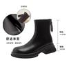 Single boots children's spring and autumn Martin boots women's British style 2025 new trendy cool ins show thin boots elastic short boots