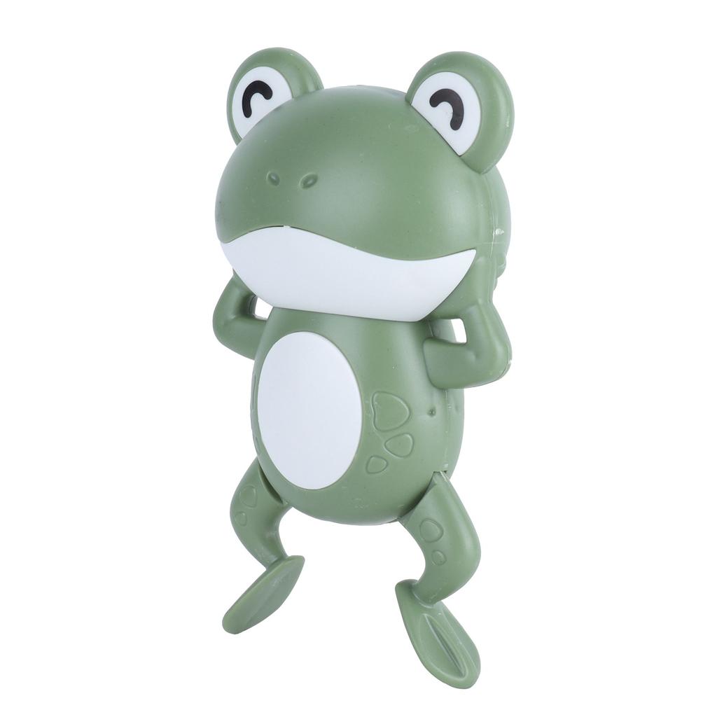 Baby Bath Toys Clockwork Swimming Cute Frogs Floating WindUp Bathtub Toys for Children(Green )