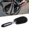 Car Wheel Brush Tire Cleaning Brushes Tools Car Rim Scrubber Cleaner Duster Handle Motorcycle Truck Wheels Car Detailing Brush