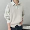 Lazy Design Camisole Pullover V-neck Sleeveless Knitted Vest Sweater for Women Autumn and Winter Loose Sweater Vest Female Top