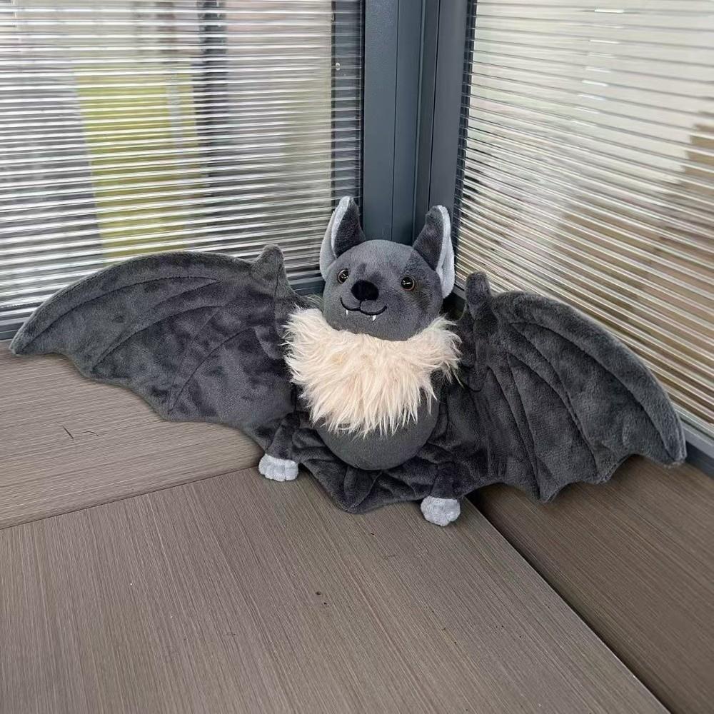 Fluffy Halloween Stuffed Animal PP Cotton Home Decor Ornament Adorable Big Wing Bat Daily