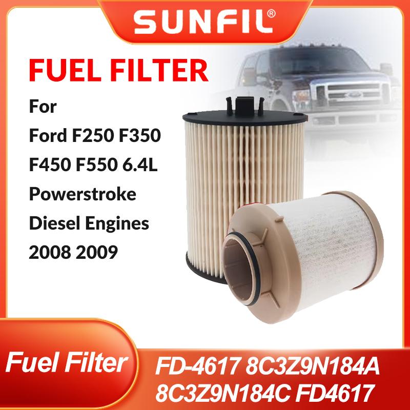 FD-4617 8C3Z9N184A 8C3Z9N184C FD4617 Fuel Filter For Ford F250 F350 F450 F550 6.4L Powerstroke Diesel Engines 2008 2009