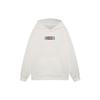 Li Ning Sports Fashion Series Embroidered Logo Fleece Pullover Winter Sweatshirt Unisex Sweatshirt Off-White AWDRD42-7