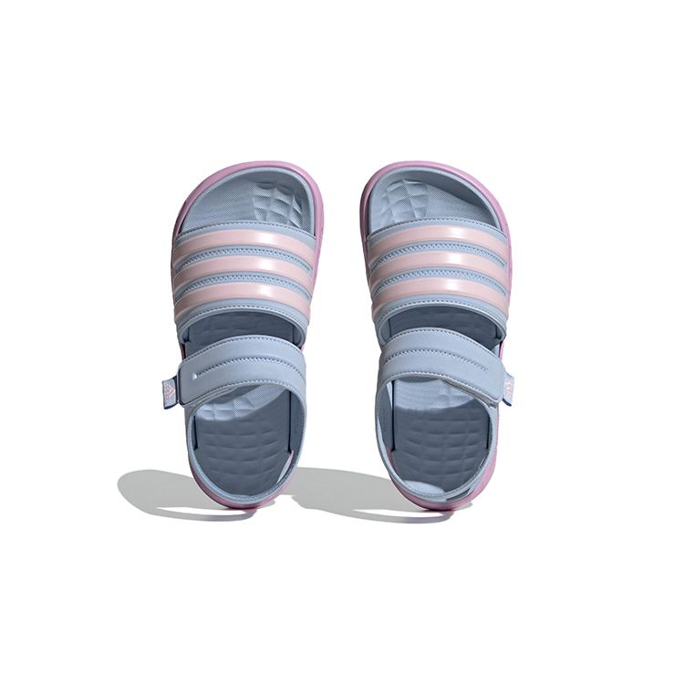 Adidas Duramo Sandals Slides Non-Slip Durable Kids Sandals Kids Sandals Blue Pink HP5834