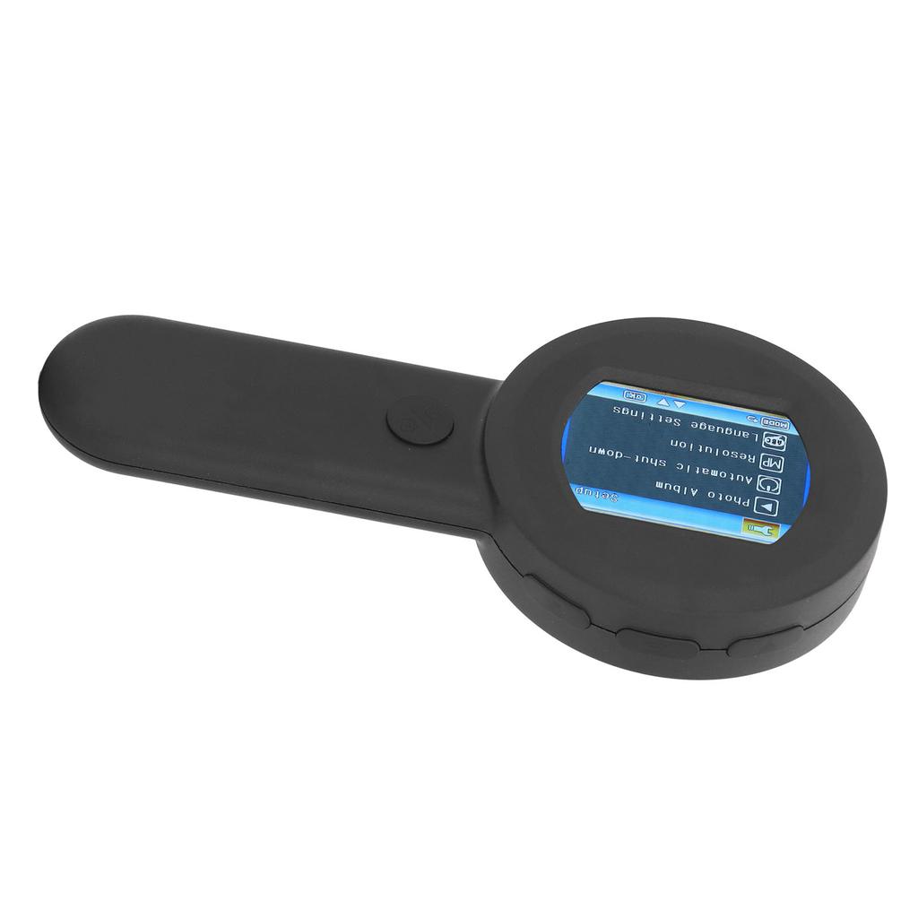 Ручная электронная лупа USB 2-дюймовый IPS-экран с 8 светодиодными лампами Портативная настольная лупа для монет, ювелирных изделий