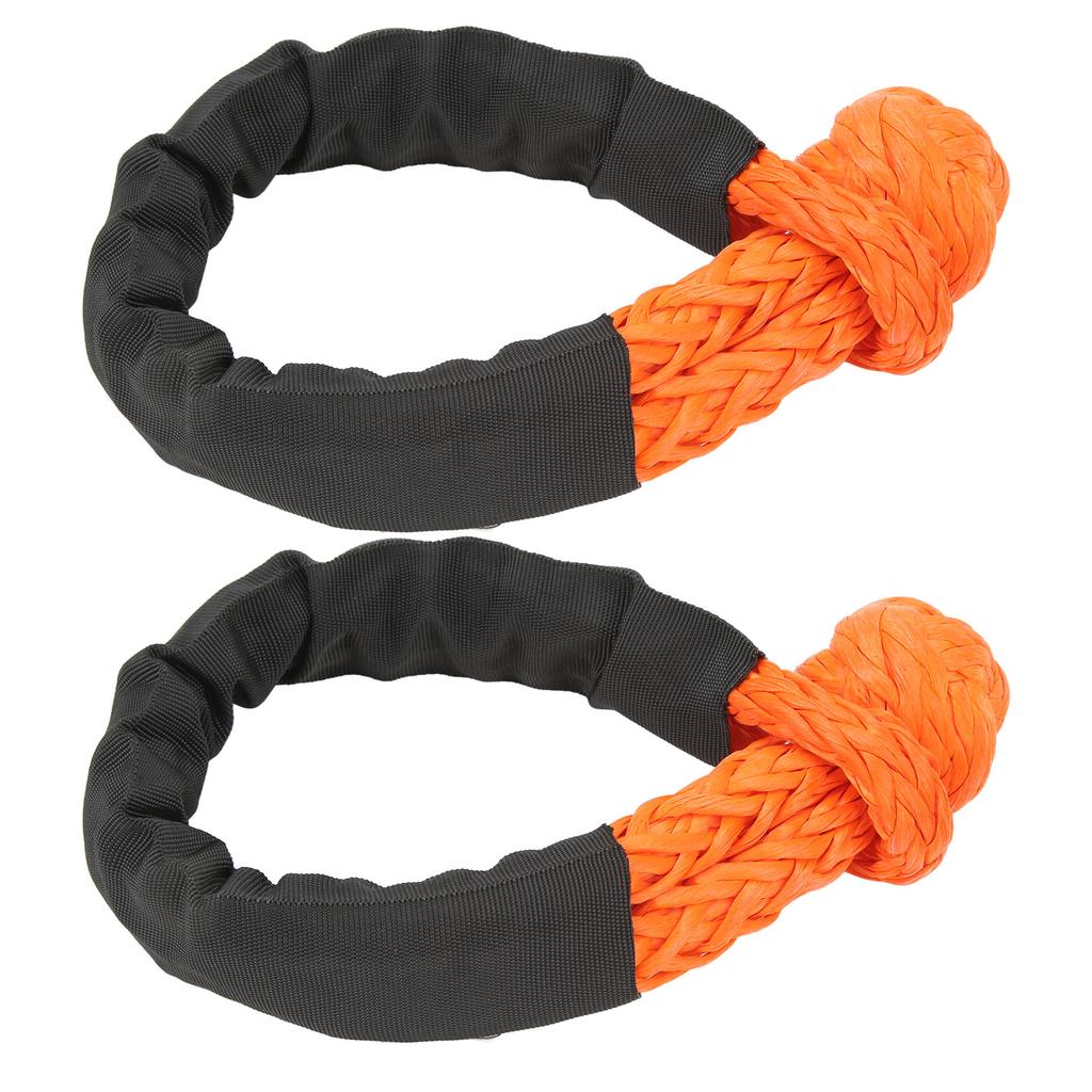 2 шт. Синтетическая мягкая скоба прочность на разрыв 21 тонна гибкая легкая веревочная скоба для грузовика