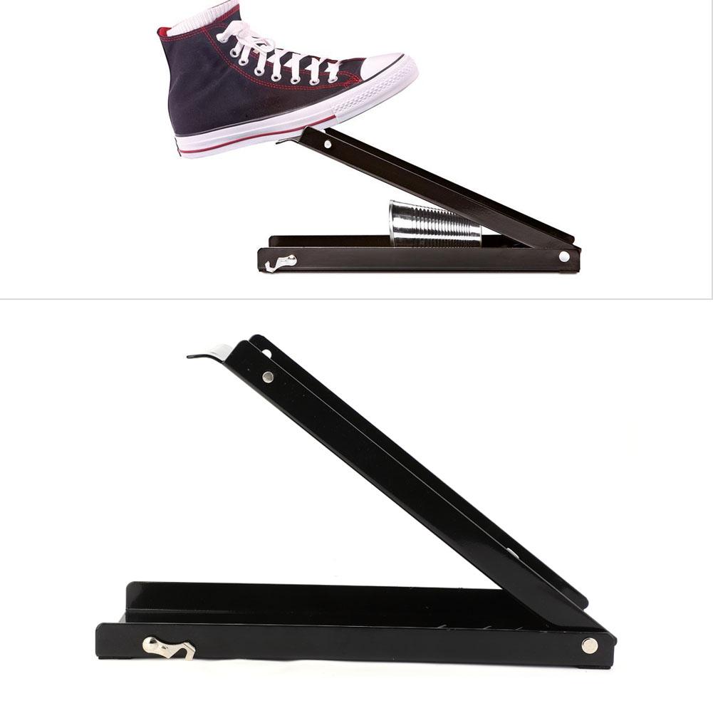 16 Oz Black Pedal Can Crusher Heavy Duty Industrial Hardware Hand Tool for Plastic Bottles