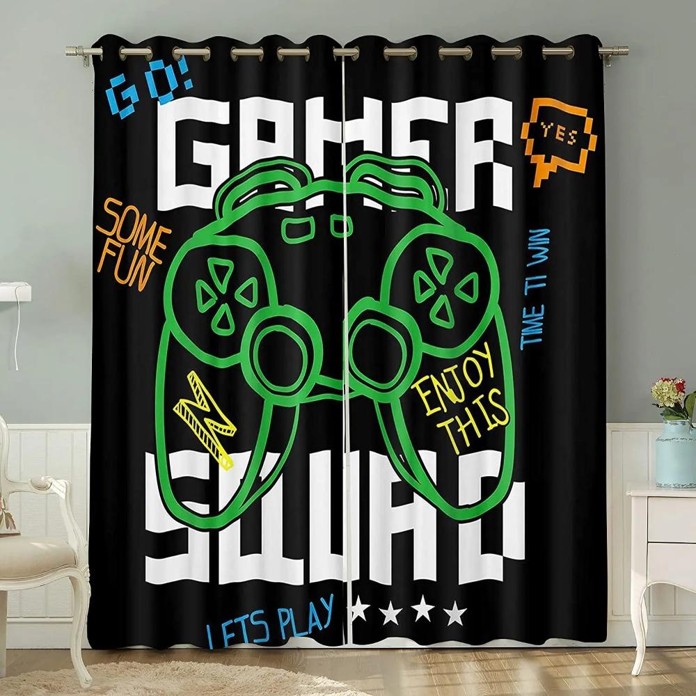 Мечтательный Игровой Геймпад Контроллер Switch Шторы Жалюзи Подходит для Гостиной Детской Ванной Кухни Двери Домашний Декор