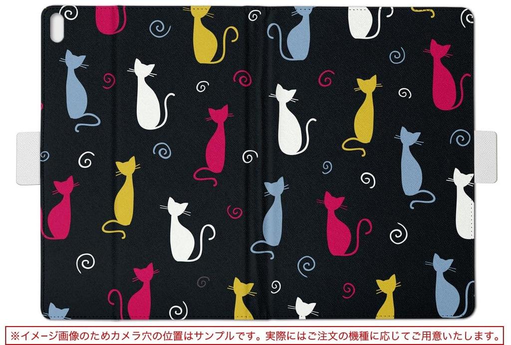 Igcase Fire HD 8 Released In Exclusive Notebook Direct Pasting Cat Pattern 007749 (8th Generation, 2018) Case, Type, Cover, Type, Colorful,