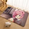 Коврик для пола Doki D-Doki Literature Club, мягкий фланелевый, нескользящий коврик для двери в гостиную