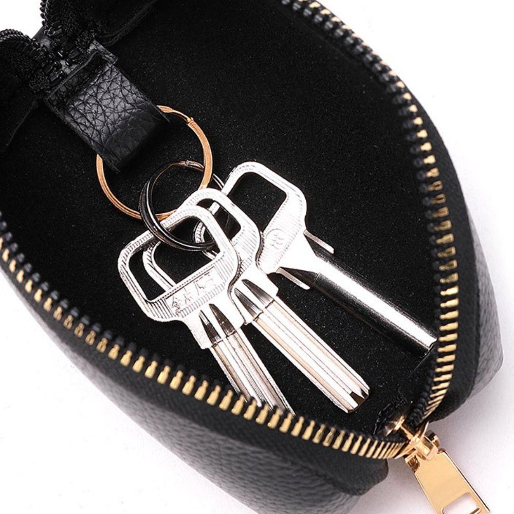 PU Leather Key Bag Large Capacity Card Holder New Car Key Case Unisex