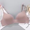 Стильный женский бюстгальтер с регулируемыми бретелями, коррекционный трехбортный летний невидимый бесшовный сексуальный бюстгальтер, повседневная одежда
