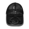 Quick Dry Baseball Cap USB Charging Full Mesh Hats Fashion Solar Fan Hat  Summer