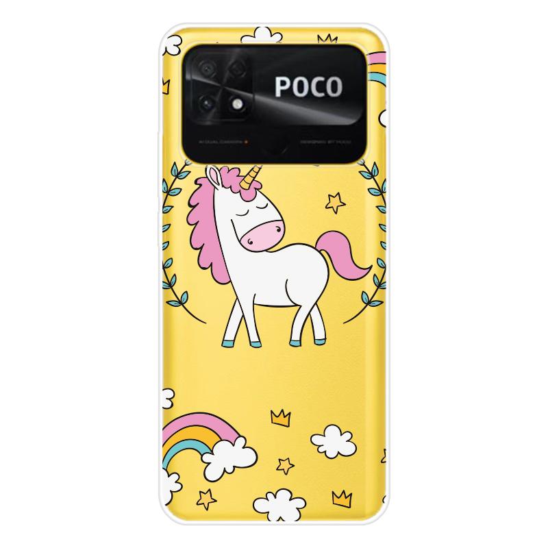 Для Xiaomi Poco C40 C 40 Чехол Мягкая силиконовая задняя крышка Мультяшный чехол для телефона Разнообразие